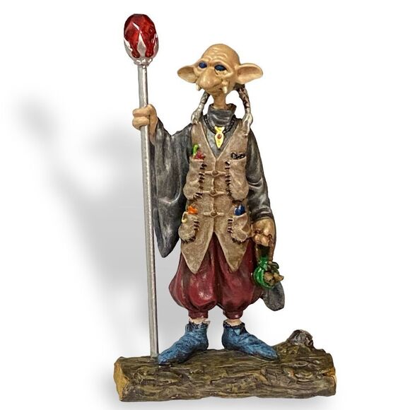 Retired Summit Collection Medicine Man Goblin Miniature Statue - Picture 1 of 8